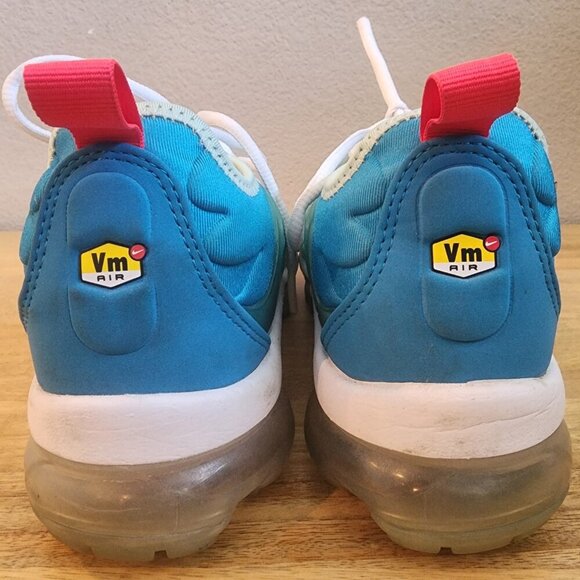 Nike Air Vapormax Plus Blue Green White Sneaker Shoes Womens Sz 8 | DQ7651-300 - Picture 3 of 13